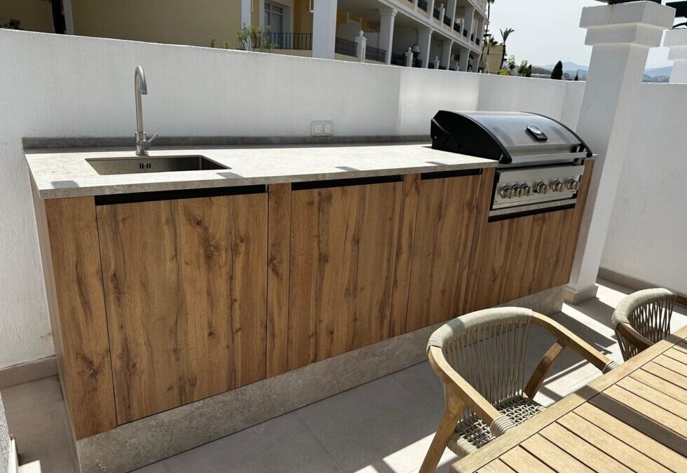 Cocina de exterior en Marbella