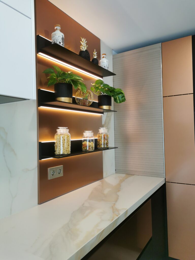 diseño de cocina abierta DK Cocina Integral Studio DK Grupo Jaén Marbella Sotogrande Estepona