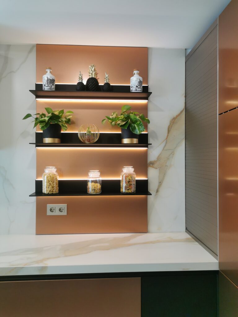 diseño de cocina abierta DK Cocina Integral Studio DK Grupo Jaén Marbella Sotogrande Estepona